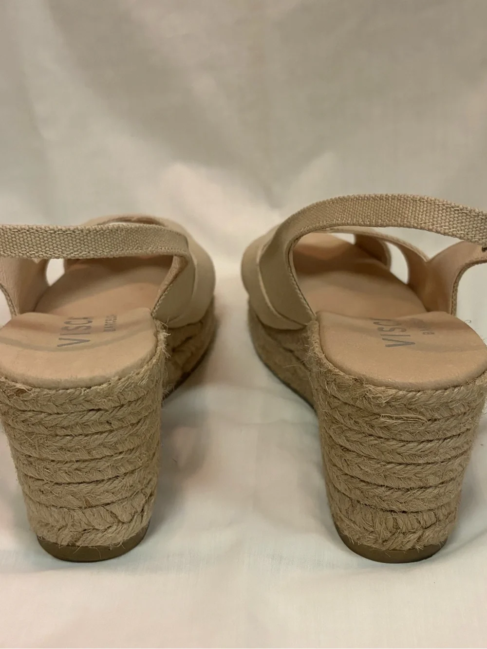 Viscata Llansa Canvas Espadrille Wedges